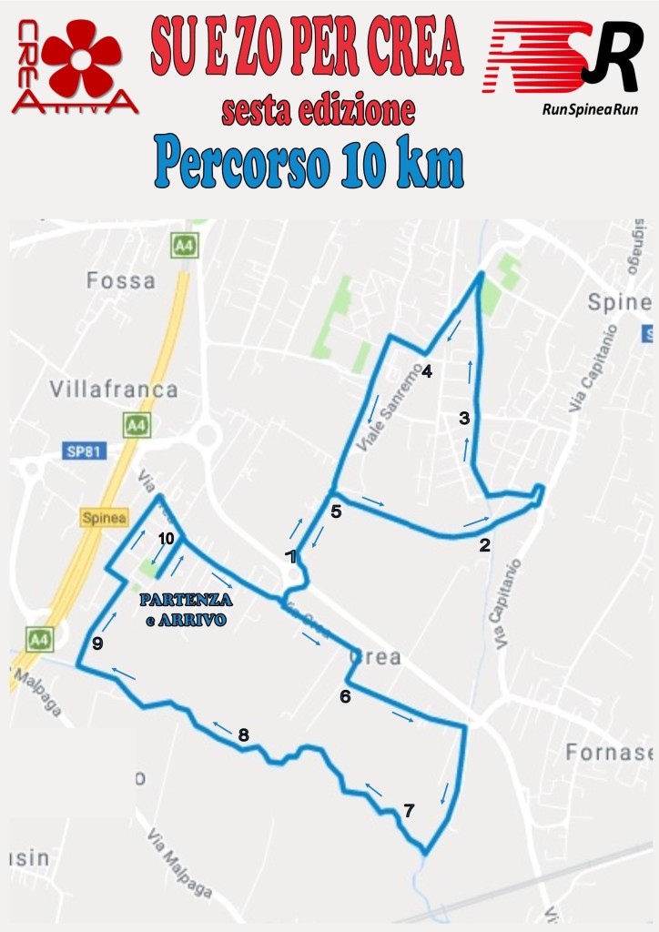 Percoso 10 km