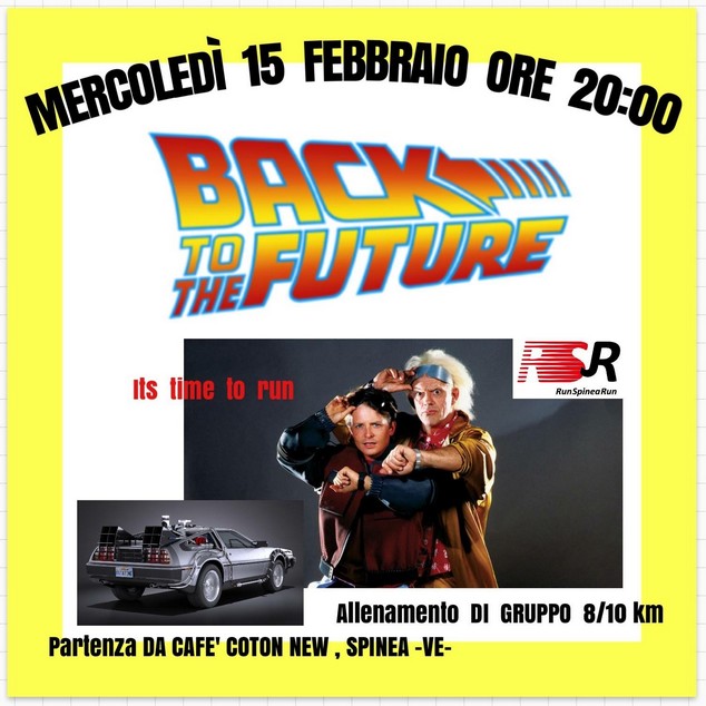 Runspinearun - back to the future run ! 15_02_2017