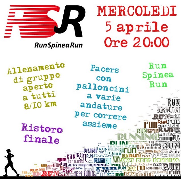 RUNSPINEARUN - corriamo con i Pacers ! Follow the ballons! 05_04_2017