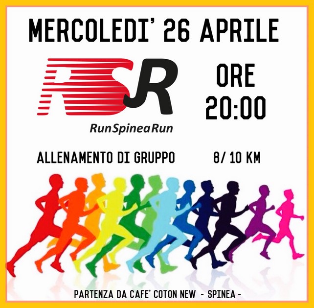 RunSpineaRun - Allenamento tra amici.... con RSR!!!! 26_04_2017